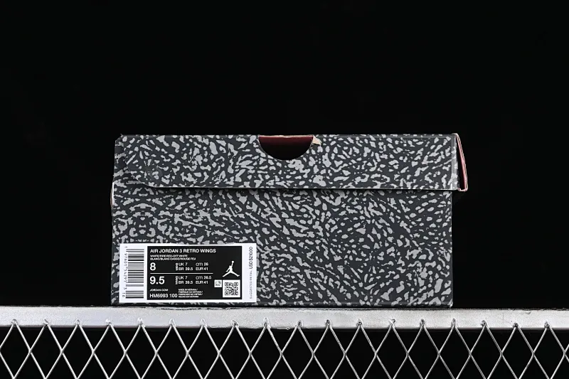 All categories Air Jordan Jordan series basketball shoes Air Jordan 3 Air Jordan 3 Retro "Wings" AJ3 Joe 3 Flower HM6993-100